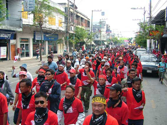9 janvier: Manifestation à Chaingmai