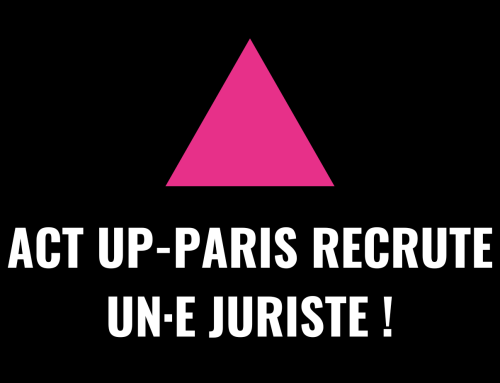 Act Up-Paris recrute un.e juriste